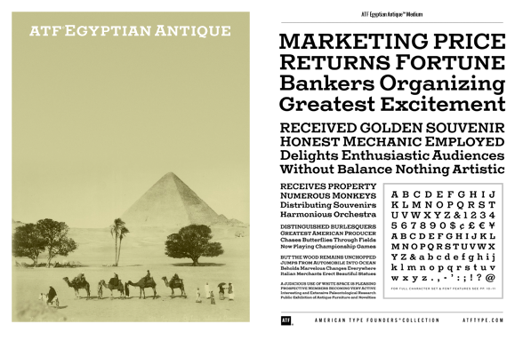 Download ATF Egyptian Antique PDF Specimen