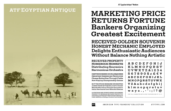 Download ATF Egyptian Antique Pdf Specimen